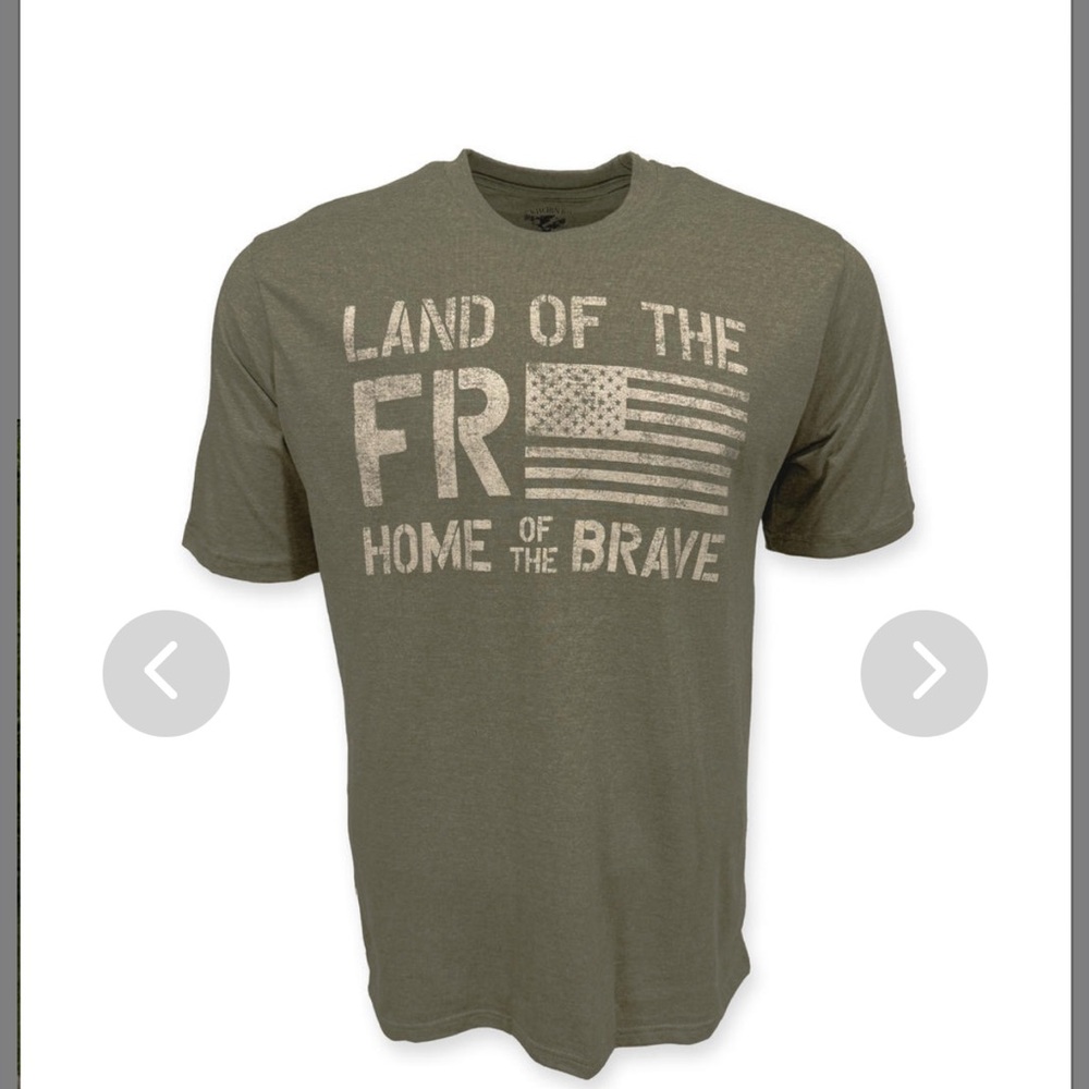 NEW Buckhorn River Men's Light Army Heather Graphic Art T-Shirt Size: M